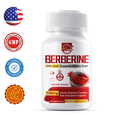 Berberine HCL Tablets 1200mg-high absorption, heart health support,antioxidant