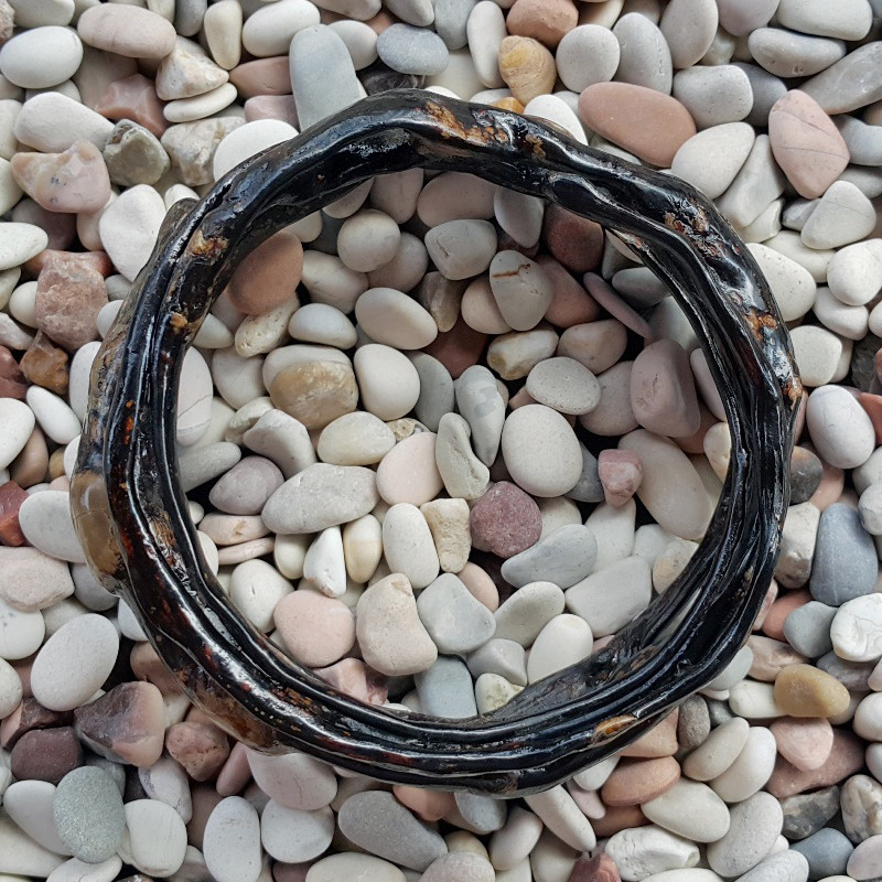 Indonesian Black Akar Bahar Genuine Handmade Coral Bangle ...