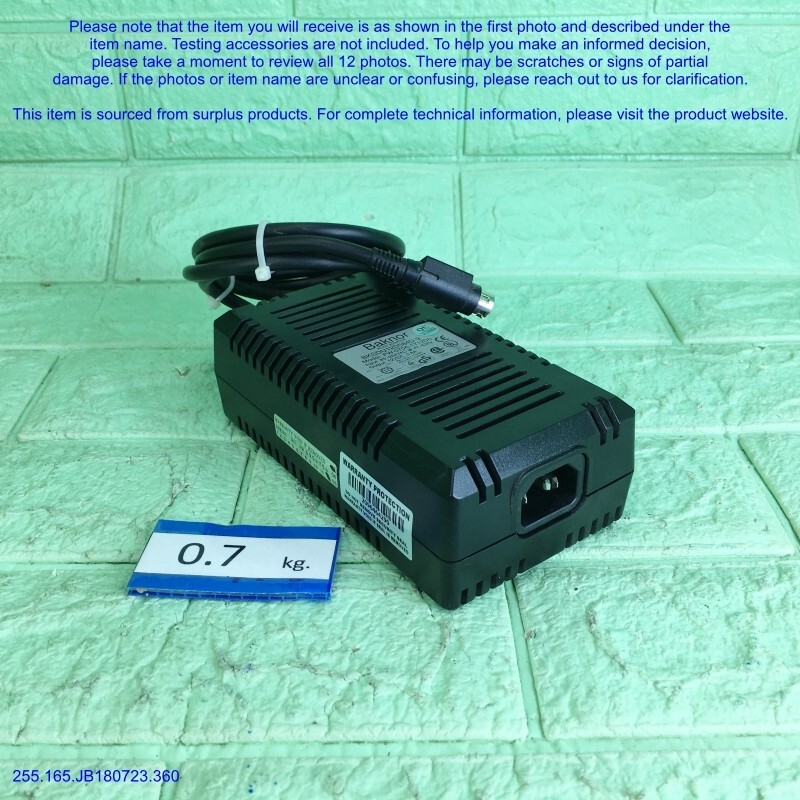 Baknor PW-070A MATROX F212C8HD1XDL0KA POWER ADAPTER as in photos sn:4290 dφm cmb