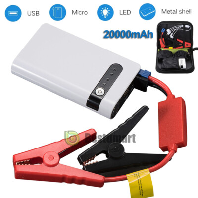 12V 20000mAh Multi-Function Car Jump Starters Power Booster Bank Battery Charger