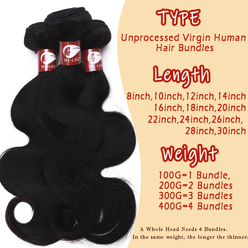 Sew In Virgin Human Hair Extensions Bundles Weft Real Remy Weaves Double Weft