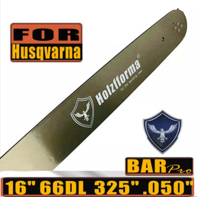 .325 .050 16inch 66 Drive Links Small mount husky Guide Bar For Many Husq Chains
