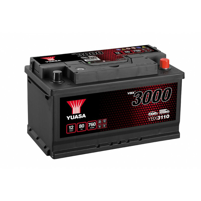 Batterie Yuasa Smf Ybx3110 12v 80ah 760a