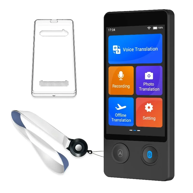 Wooask W12 Translator Real Time Voice Translator Two Way Instant Language Transl