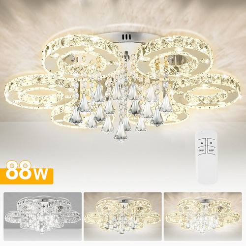 88W Kristall Deckenleuchte Hängeleuchte Design LED Deckenlampen Kronleuchter