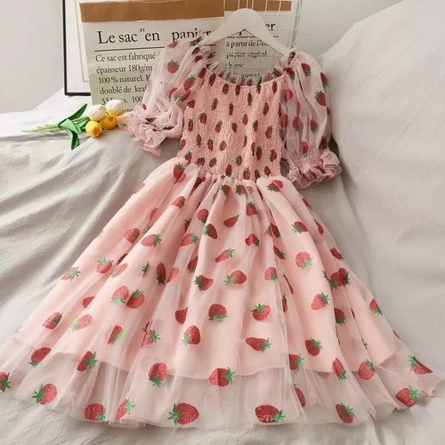 strawberry dress | eBay