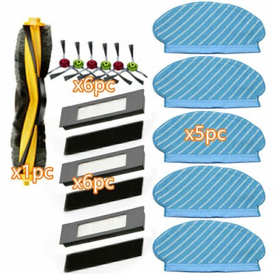 Filter Brush Mop Cloth Set For Ecovacs Deebot Ozmo 920 950 Vacuum Cleaner Parts