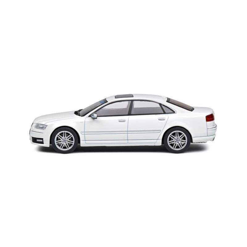 1/43 Audi S8 (A8 w/ Quattro) D3 2010 White Diecast Model Car by Solido S4313302 - Picture 5 of 8