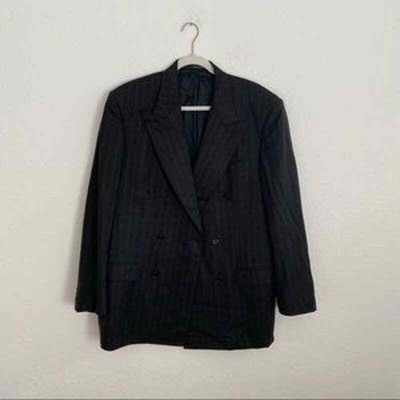 BALENCIAGA Men&rsquo;s Gray Wool Blazer Jacket