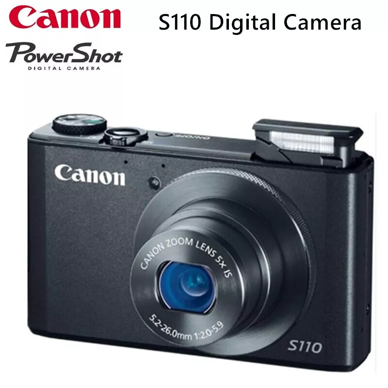 Canon PowerShot S110 12.1MP Digital Camera with 3-Inch LCD