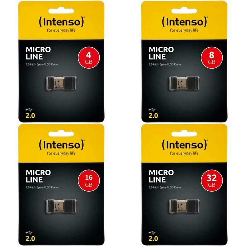 Intenso Micro Line 4/8/16/32GB Speicher USB 2.0 Stick mini USB flash drive