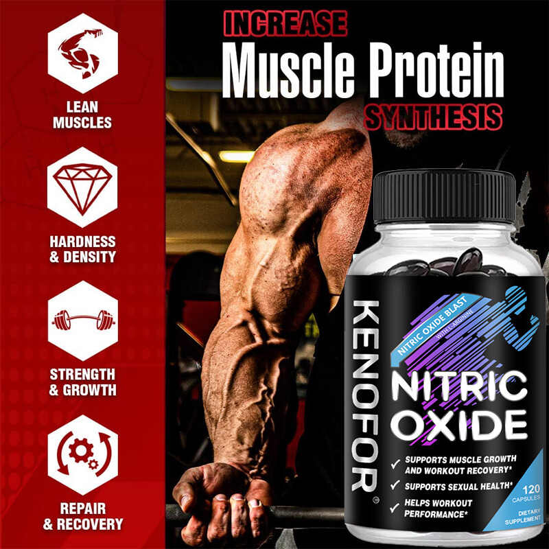 Nitric Oxide Capsule L Arginine 3X Strength-Support Nitric Booster for Strength
