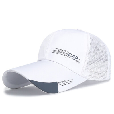 Breathable Men's Sport Cap Fast Dry Baseball Cap Golf Ball Dad Hat Adjustable