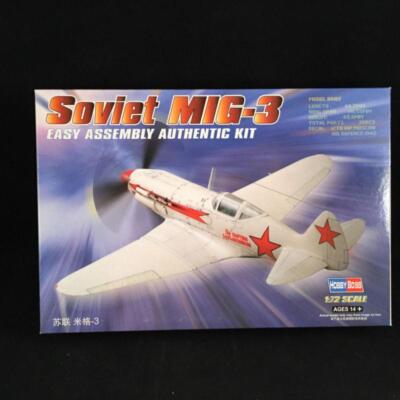 US Stock HobbyBoss 1/72 Soviet MIG-3 Fighter Bomber Static Plane Jet Aircraft