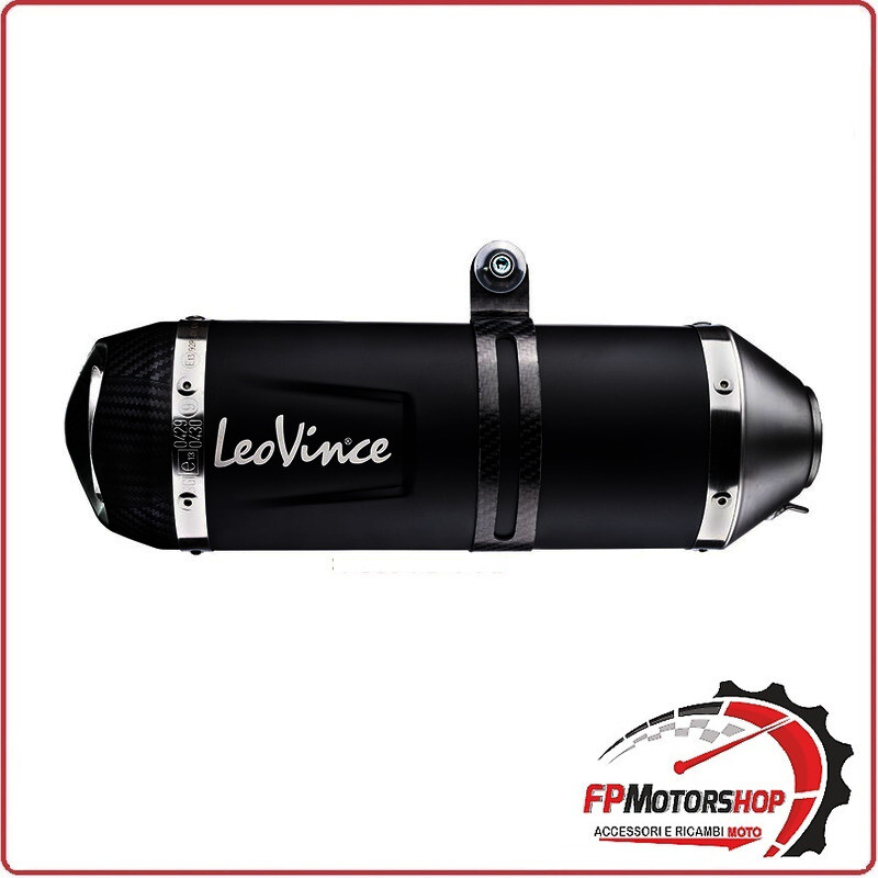 TERMINALE DI SCARICO NERO PER TRIUMPH TIGER 850/900 20-23 LEOVINCE 14352EB 