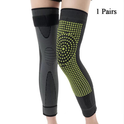 1 Pair Tourmaline Acupressure Self Heating Knee Sleeve Detox Sculpting Knee Pa 。