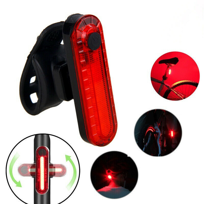 Tail Light Led Waterproof Rechargeable Usb Light Bike Rear