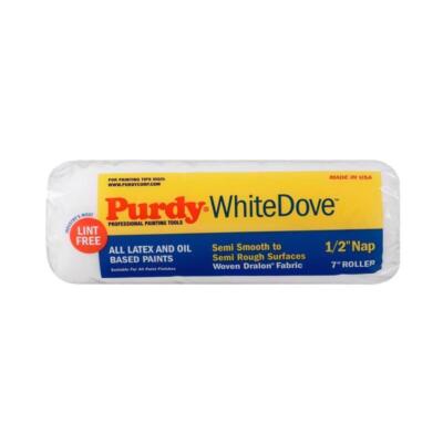 Purdy 14A670073 White Dove Dralon Regular Paint Roller Cover 7 W x 1/2 Nap in.