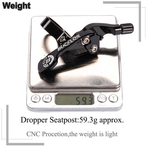 Bicycle Seat Post Aluminum Dropper Lever Sealed Bearing MTB DH Seatpost Remote