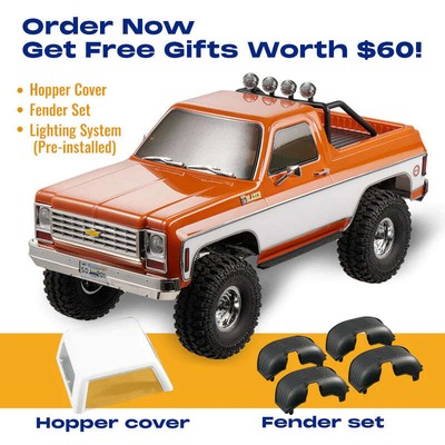 FMS 1:10 FCX10 Chevrolet K5 Blazer RS - ORANGE