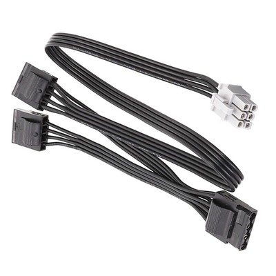 6pin to PCIE Modular Cable Molex 4PIN D Type Cord For LEADEX G650