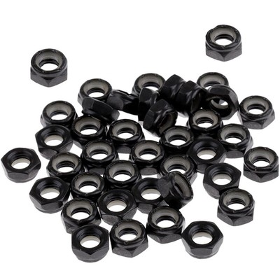 50Pcs Sturdy Skateboard Longboard Trucks Wheels Replacement Axle Nuts Hardw K6T8