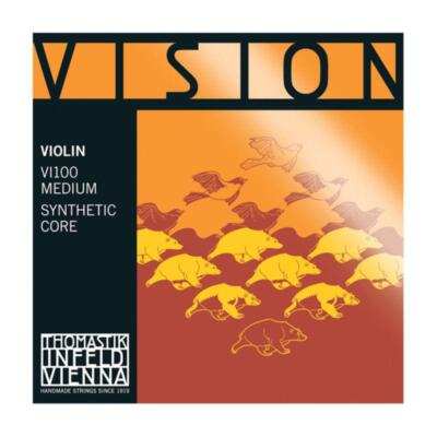 Full Set Medium New Thomastik Vision VI100 4/4 Violin Strings Free shipping!
