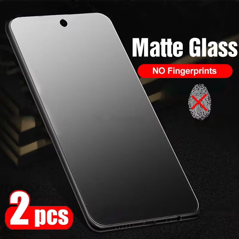 2 X Matte Tempered Glass Screen Prote Samsung Galaxy A17 A57 56 A16 A55 A05s A37