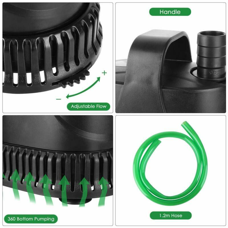 3000L/H Bachlaufpumpe Filterpumpe ECO Teichpumpe Teich ...