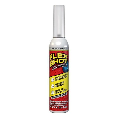 Flex Seal Family of Products Flex Shot Clear Rubber All Purpose Waterproof