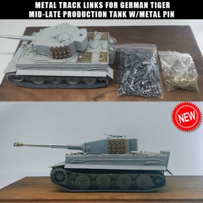 1/35 Metal Track Links W/metal Pin For German Tiger Mid-late Production Tank