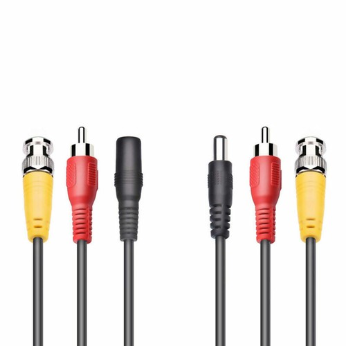 3PCS 50ft BNC Surveillance Cord CCTV Video Audio Security Camera Cable