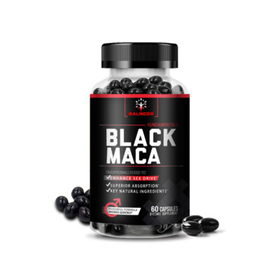 Black Maca's Testosterone Booster- Boosts  fertility，Build Muscle Immune Support