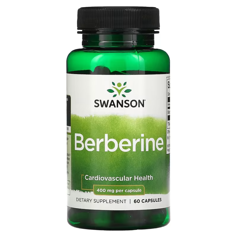 Swanson Berberine 400mg 60 Capsules | Supports Blood Sugar Metabolism