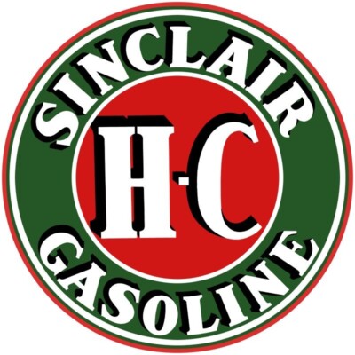 Sinclair HC High Compression Gasoline NEW Sign 40'' Dia. Round USA STEEL 17 Lbs