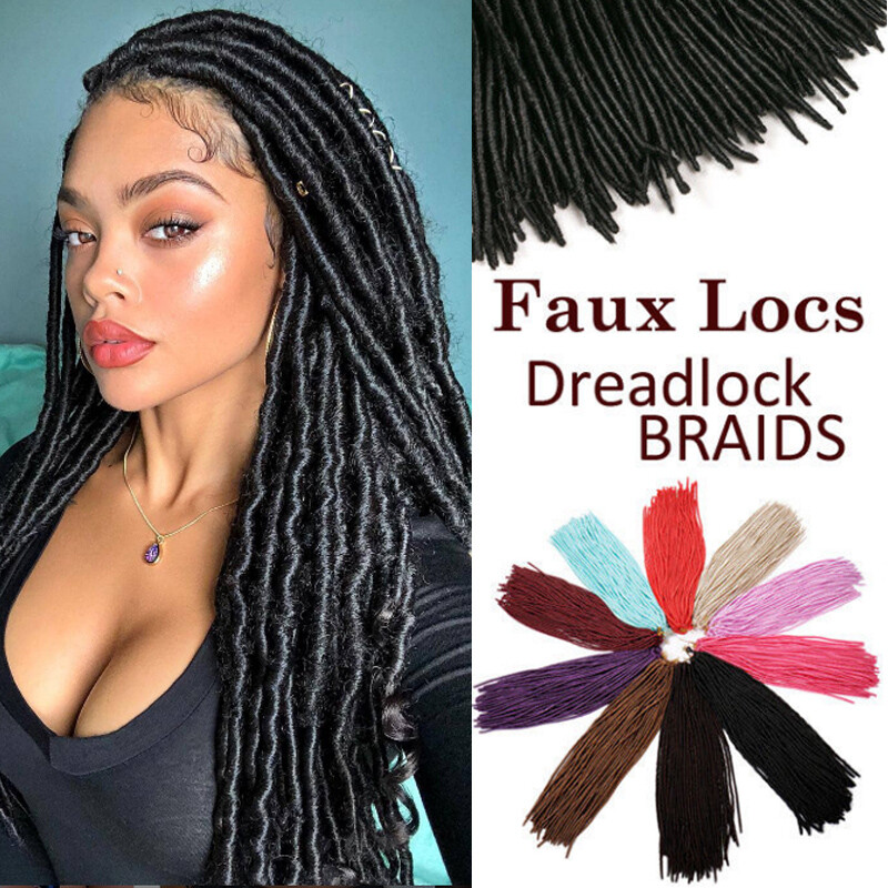 20 Faux Locs Crochet Soft Weave In Dreadlock For Human Hair