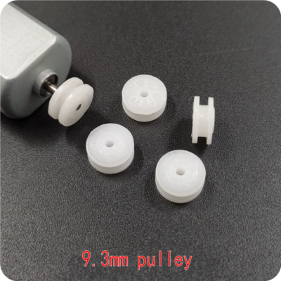 20pcs plastic pulley toy model drive wheel diy small production