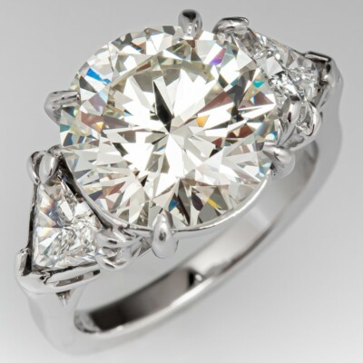 925 Silver Wedding Ring Fashion Women Round Cut Cubic Zircon Jewelry Sz 6-10