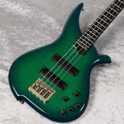 Electric Bass Guitar USED TUNE TWB-4 Green Made in Japan