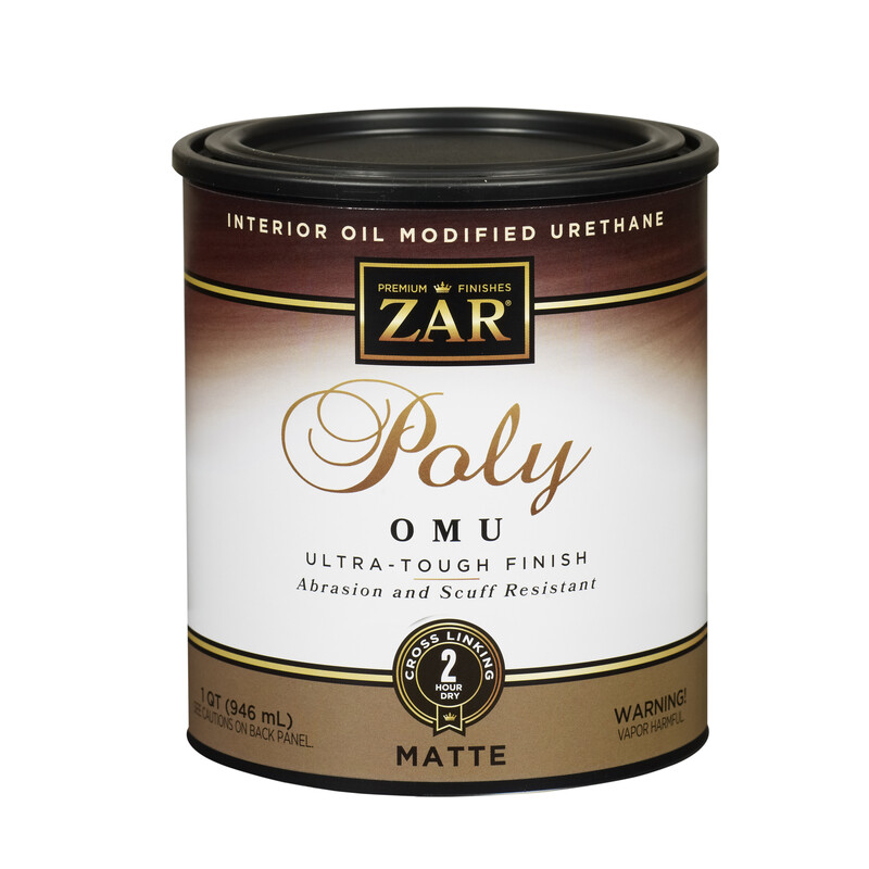 ZAR Ultra Max Matte Clear Polyurethane 1 qt. 79941364120