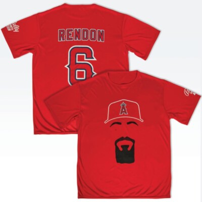 LA Angels, Anthony Rendon Face T-Shirt, 05/06/22 SGA (XL+ read description).