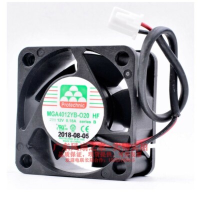 1pc MAGIC MGA4012YB-O20 fan DC12V 0.18A 2.16W 2pin 40x40x20mm