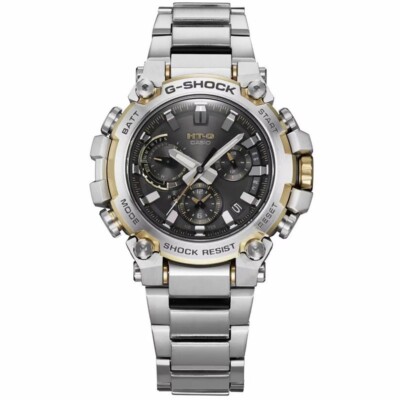 New CASIO G-Shock MT-G Steel-Gold Dual Core Guard Men's Watch MTGB3000D1A9