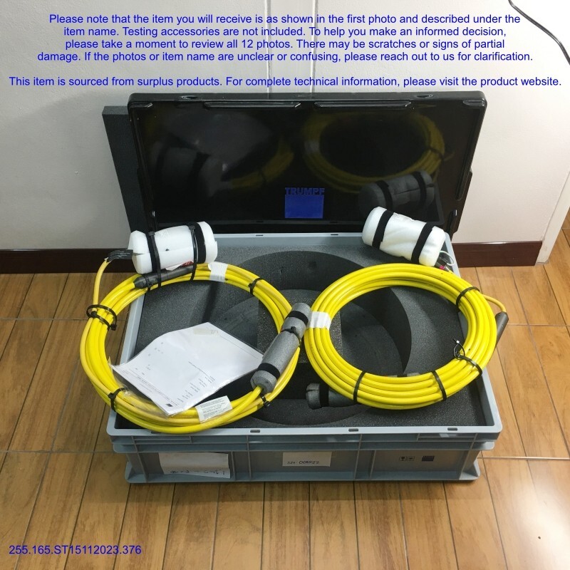 TRUMPF LLK-A/B 01 10m, LOT 2 of Laser Cables as photos,20kg, NEW+Test report,DHL