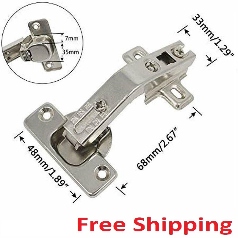 1 Pair Corner Folded Folden Kitchen Cabinet Cupboard Door Hinges Combination 135