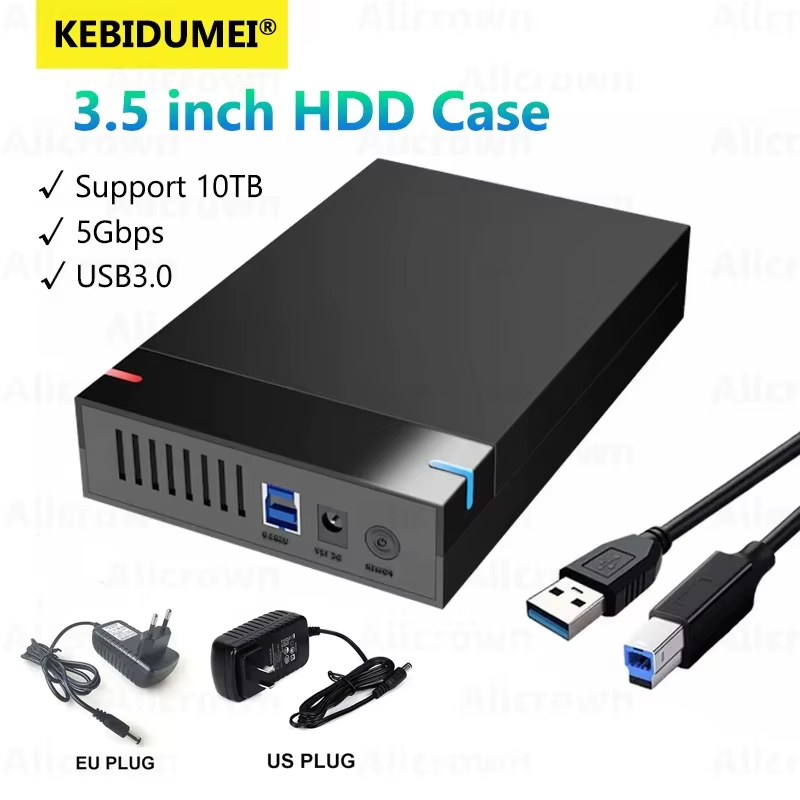 HDD Case 3.5 inch SATA to USB 3.0 External Hard Drive Reader for HDD Box Case HD
