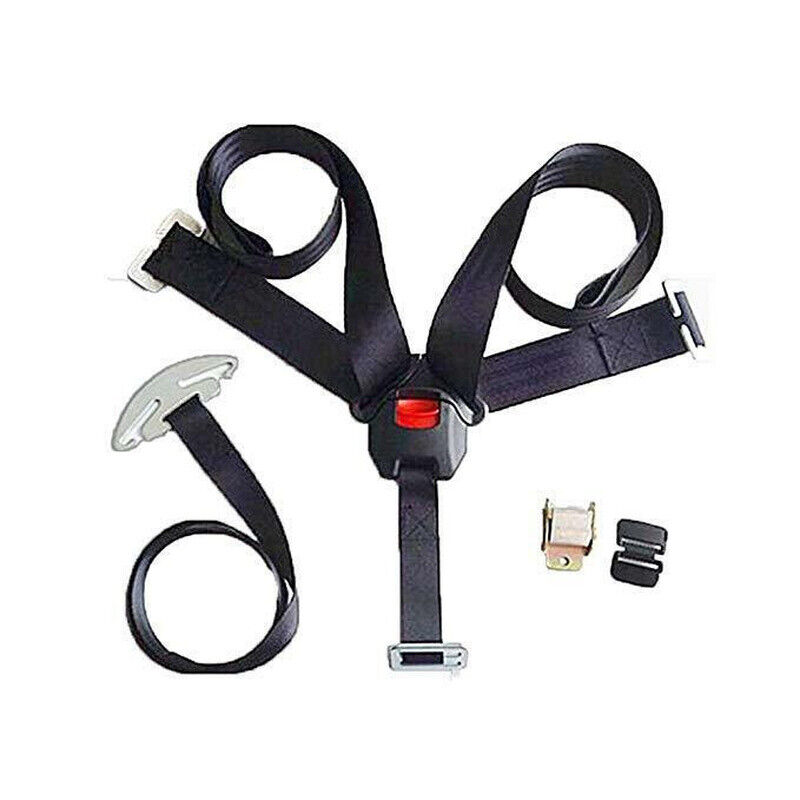 Universal Car Baby Seat Belt 5 Point Safety Harness with Locking Buckle Straps