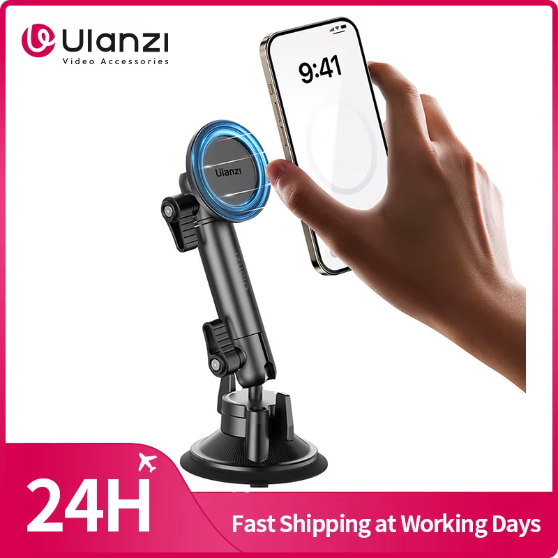 Suction Cup Mount Magic Arm for iPhone 16 15 14 13 Pro Pro Max MagSafe Smartphon