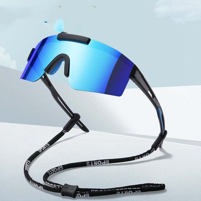 Trendy Large Frame Outdoor Cycling Sunglasses