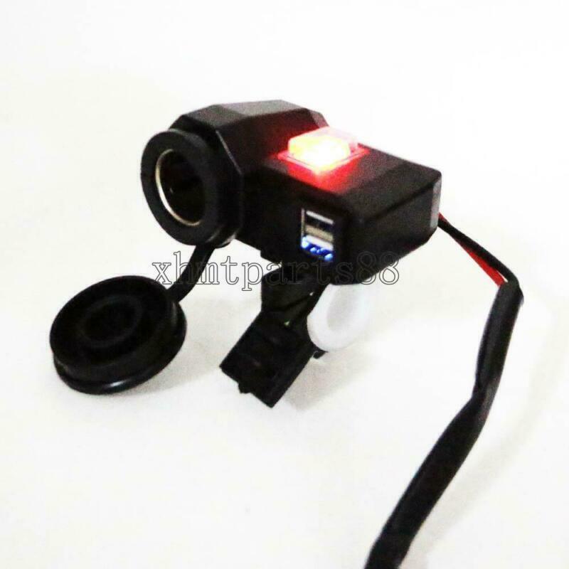 Waterproof USB Charger Cigarette Lighter For Harley-Street Glide FLHX Touring US
